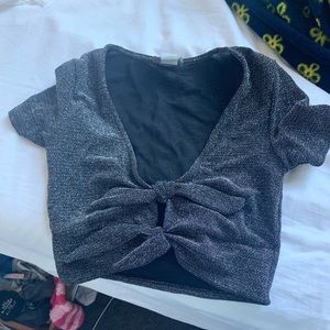 Glitter Crop Top